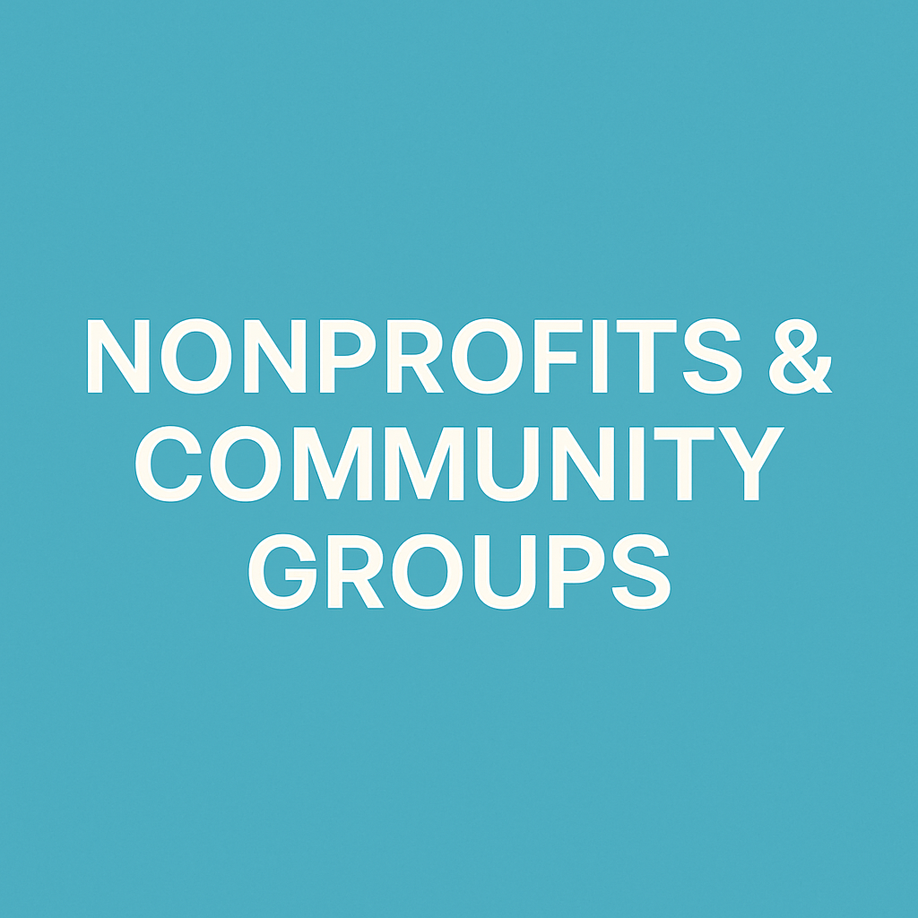 Nonprofits & Community Groups Flat Group Rate